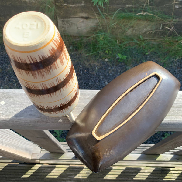 Vintage Keramik Schale und Vase 4021 B von VEB Haldensleben