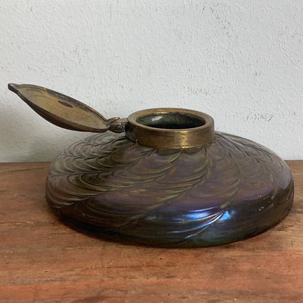 Jugendstil Tintenfass von Loetz