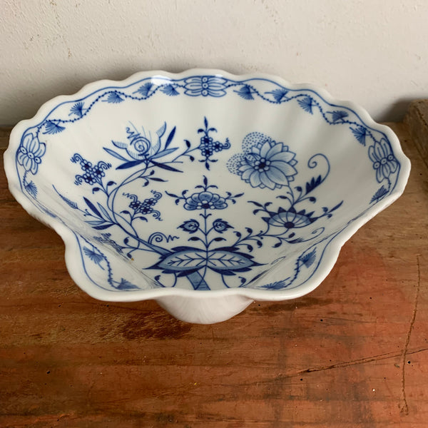 Muschel Schale Schüssel Zwiebelmuster Meissen Schwertermarke
