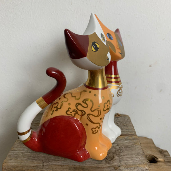 Katzen  Placido e Fortunata von Rosina Wachtmeister für Goebel