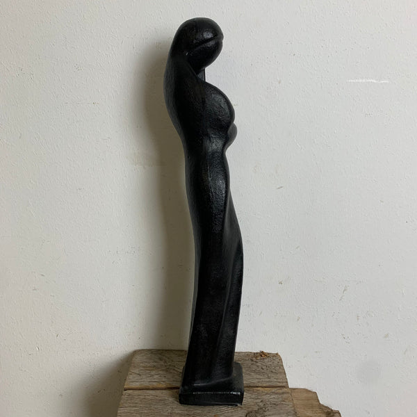 Art Deco Madonna mit Kind Skulptur von René Daemen