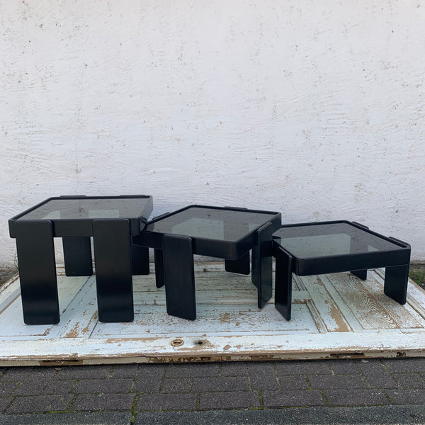 Vintage Nesting Tables von Gianfranco Frattini für Cassina