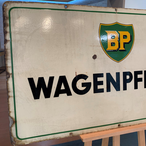 BP (Wagenpflege) Emailleschild