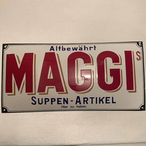 Maggi Emailleschild