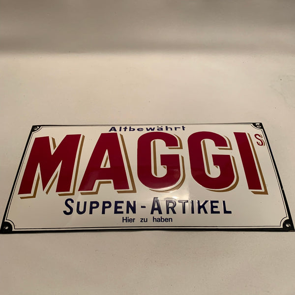 Maggi Emailleschild