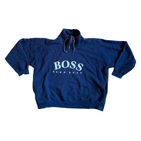 Boss Quarter Zip Sweater Vintage