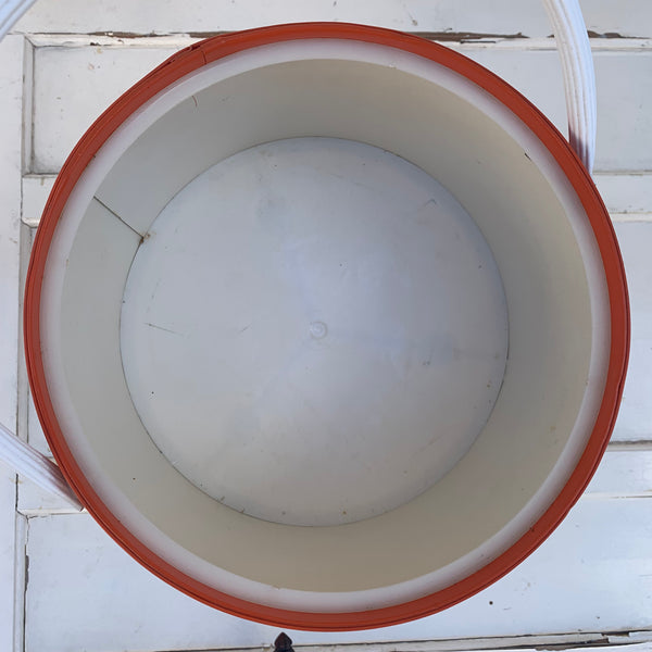 Vintage Nähkästchen in orange