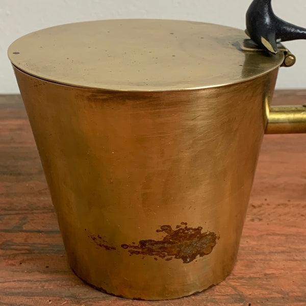 Art Deco Metall Topf von Richard Rohac für Schaefer im Hagenauer Stil