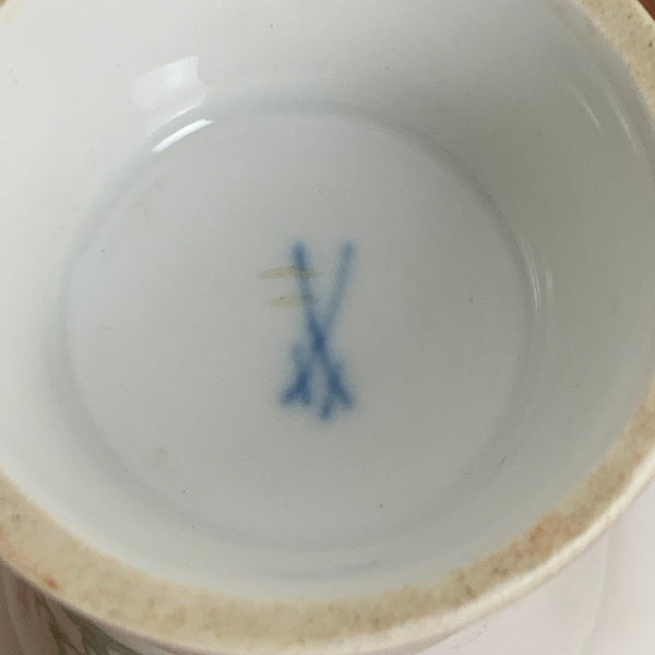 Meissen Kelch Vase Blumenmotiv