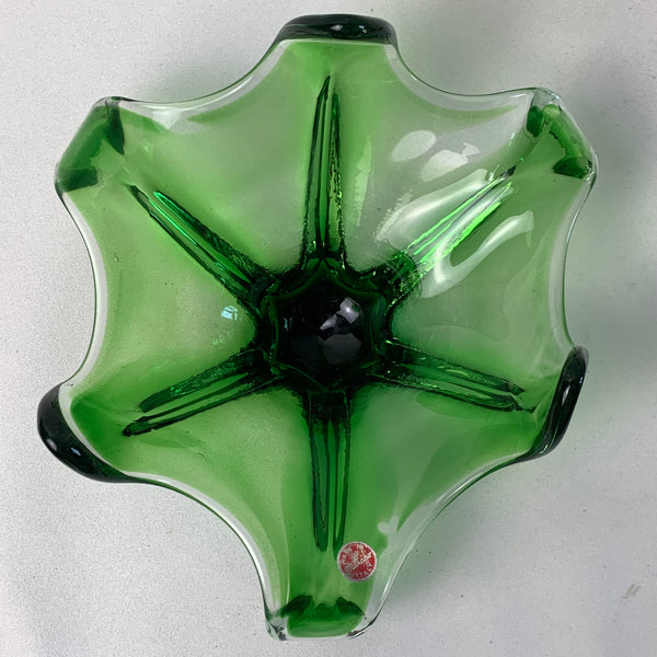 Grüne Murano Schale