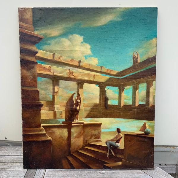 Mystische Gemälde im Art Deco Stil