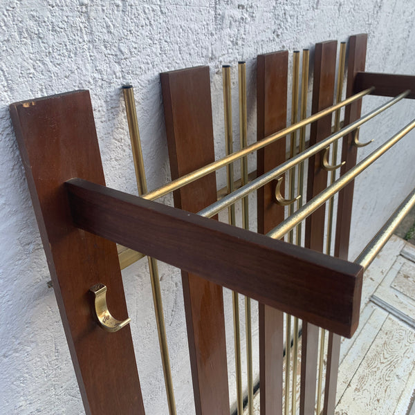 Vintage Teakholz Garderobe