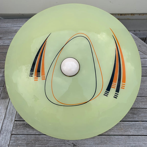 50er Jahre Tellerlampe