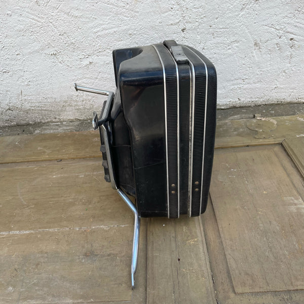 Vintage BMW Motorrad Kofferset mit Halter