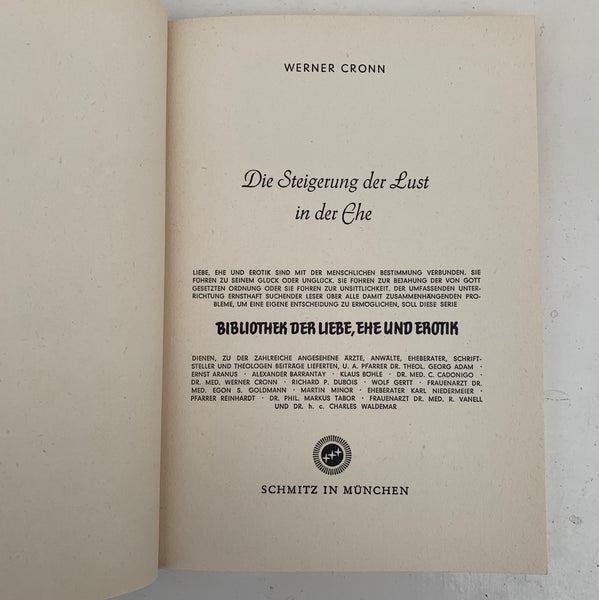 Buch - Steigerung der Lust in der Ehe