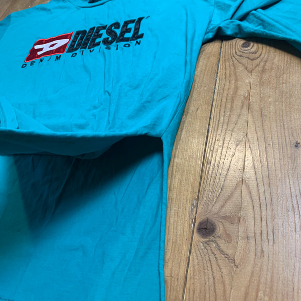 Vintage Diesel T-Shirt in türkise