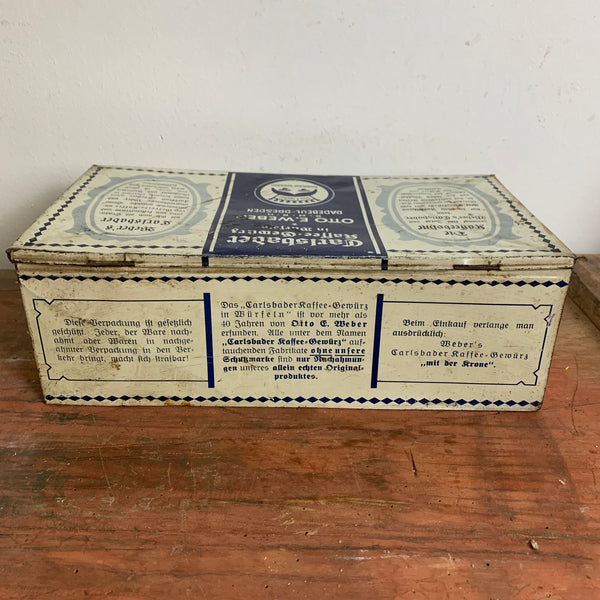 Vintage Blechdose Carlsbader Kaffee Gewürz