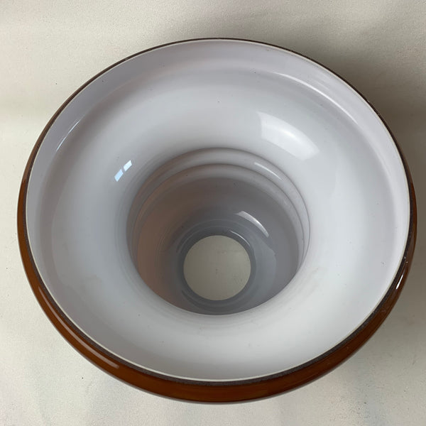 Vintage Lampenschirm von Peill und Putzler braun