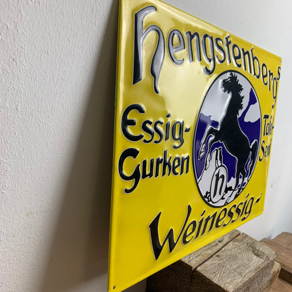 Blechschild Hengstenberg Weinessig