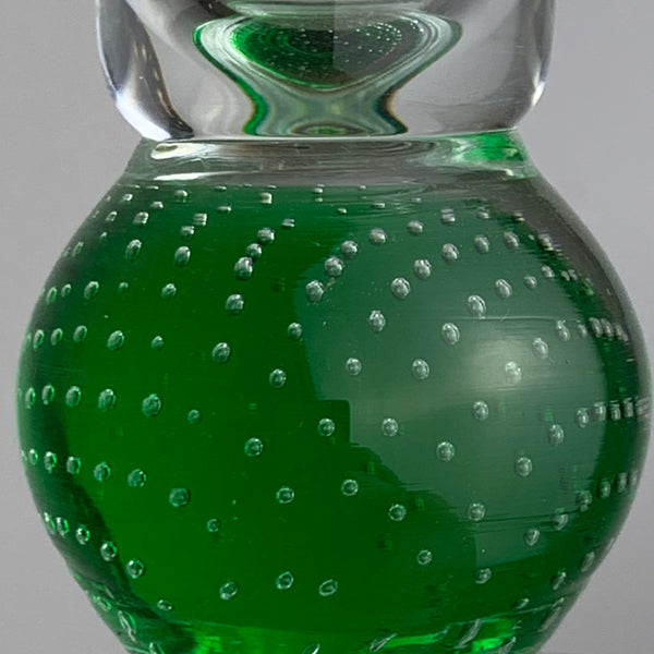 Vintage Bubble Glas Kerzenständer