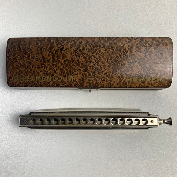 Alte Mundharmonika Chomonika von Hohner