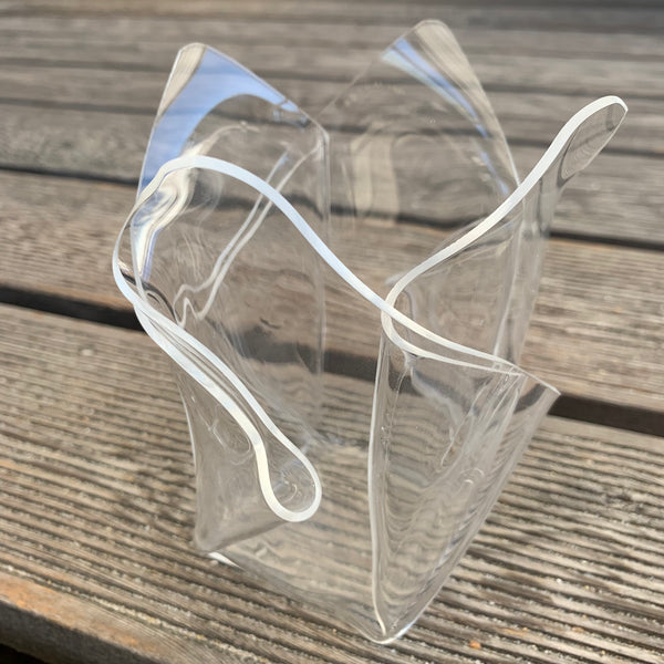 Vintage Acrylglas Vase