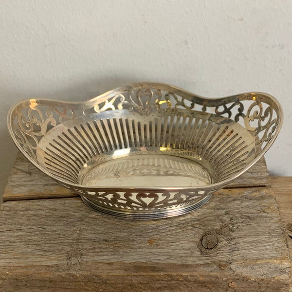 Niederländische Pralinenschale aus Silber