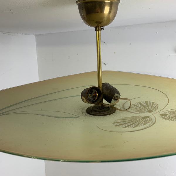 50er Jahre Tellerlampe