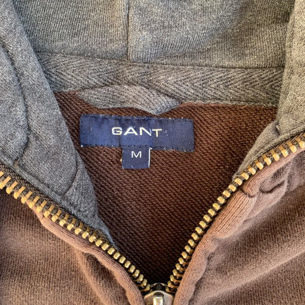 GANT Zip Hoodie in Braun - Vintage