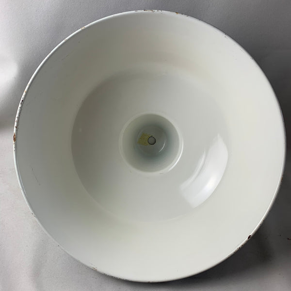 Bauhaus Lampenschirm innen Emaille