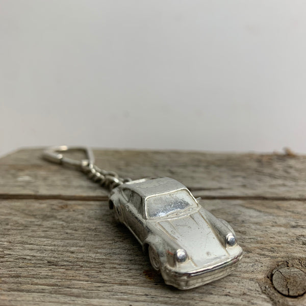 Hochwertiger Schlüsselanhänger Porsche 911 800er Silber