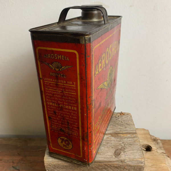 Vintage Aeroshell Öl Kanister