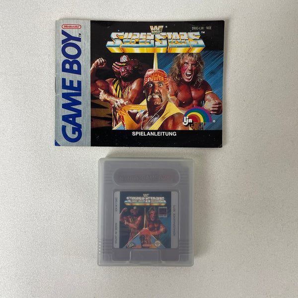 WWF Superstars / Spiel und Anleitung Nintendo Game Boy
