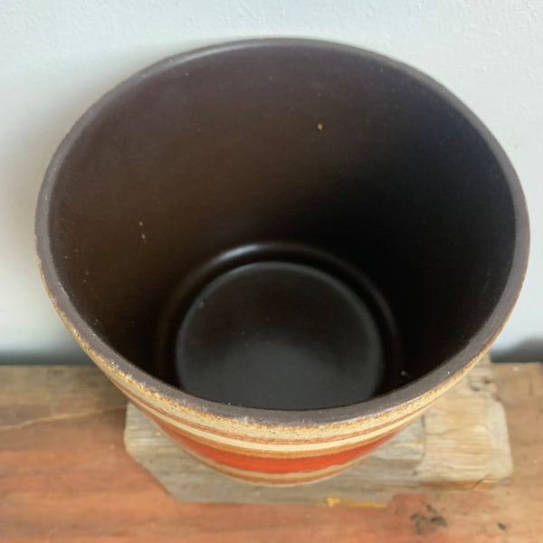 Vintage Keramik Blumen Übertopf von Scheurich