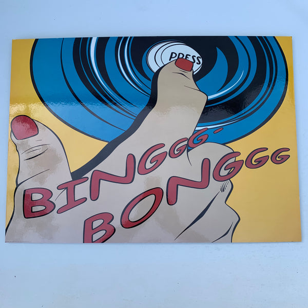 Pop Art Bild Binggg - Bonggg von Deborah Azzopardi für Ikea
