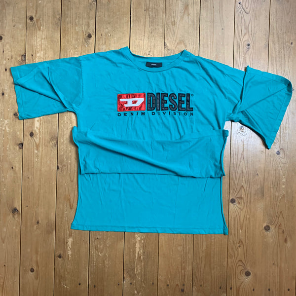 Vintage Diesel T-Shirt in türkise