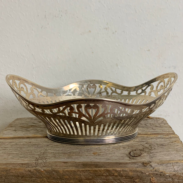 Niederländische Pralinenschale aus Silber