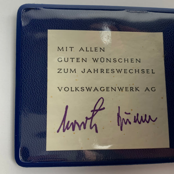 Eröffnung Volkswagenwerk Puebla 22 Karat Goldmünze