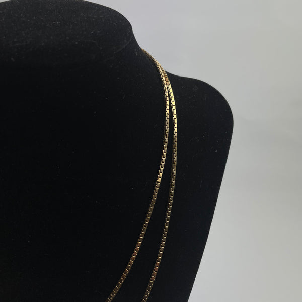 Vintage Venezianerkette 585er Gold 90cm