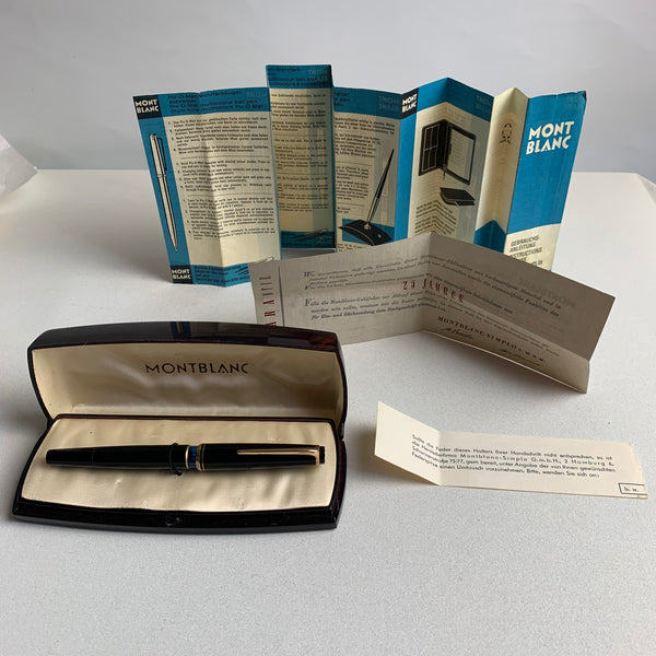 Montblanc Kolbenfüller Modell No 22 Gravur Siemens