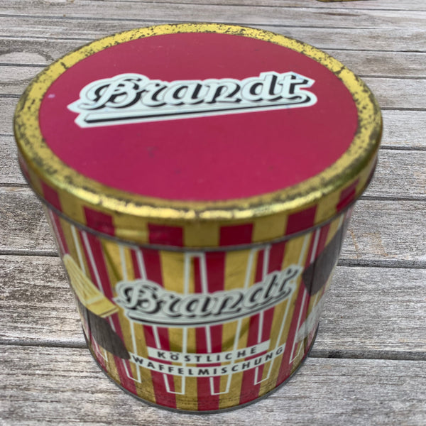 Vintage Keks Blechdose von Brandt