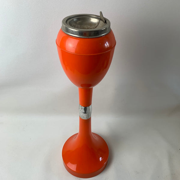 Italienischer Mid-Century Standaschenbecher orange