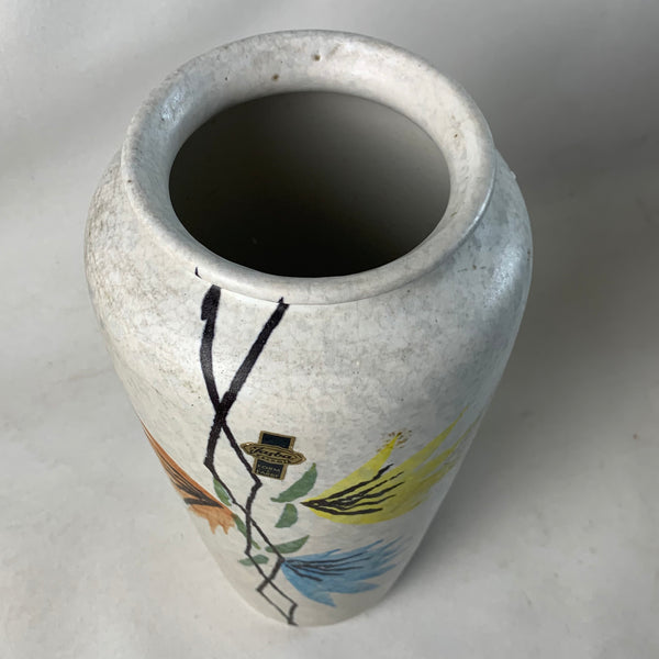 50er Jahre Keramik Vase von Jasba 122/20