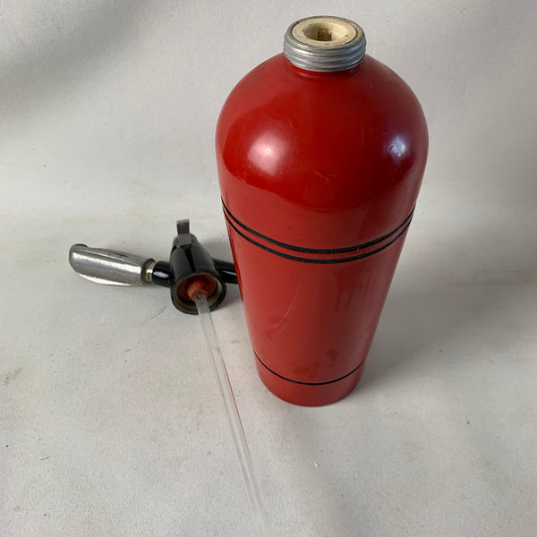 Sodasyphon Heimsyphon Modell A in rot