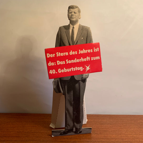 Stern Werbeaufsteller J. F. Kennedy