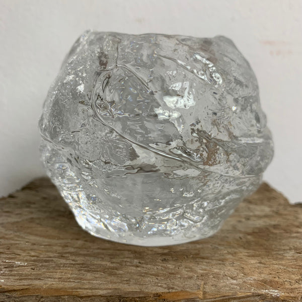 Teelichthalter Snowball von Ann Wärff für Kosta Boda