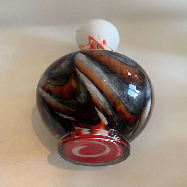 Opaline Florence Vase von Vetreria Barieri