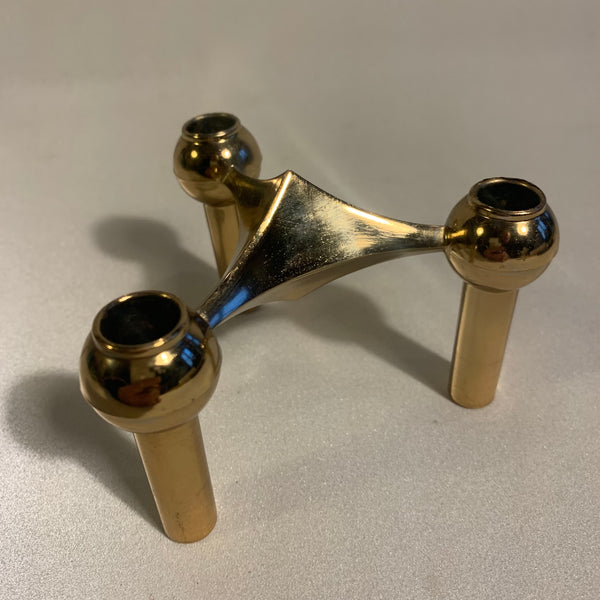 Kerzenständer von Caesar Stoffi und Fritz Nagel goldfarben