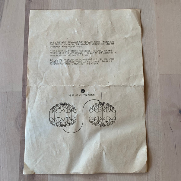 Deckenlampe Rythmic von Milanda Havlova für Vest Leuchten Austria