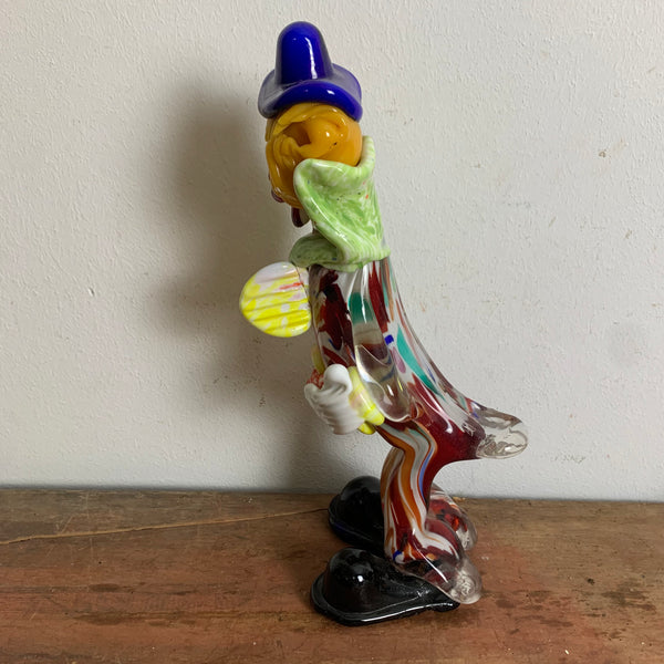 Vintage Murano Glas Skulptur Clown